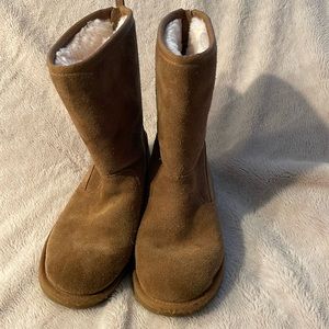 Uggs kids boots.  Tan color Size 2 big kids